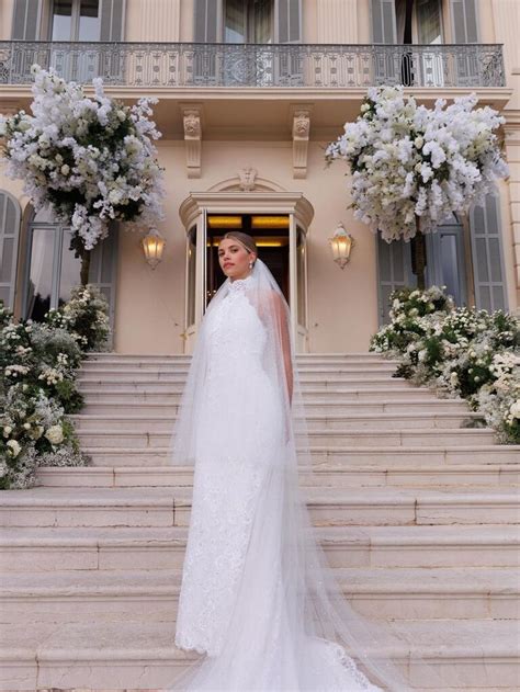 chanel bridal|sofia richie's wedding dress.